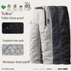Pantaloni da Neve da Lavoro Imbottiti di Alta Gamma da Uomo - Invernali Caldi, Protezione dal Freddo, Sportivi Casual Dritti