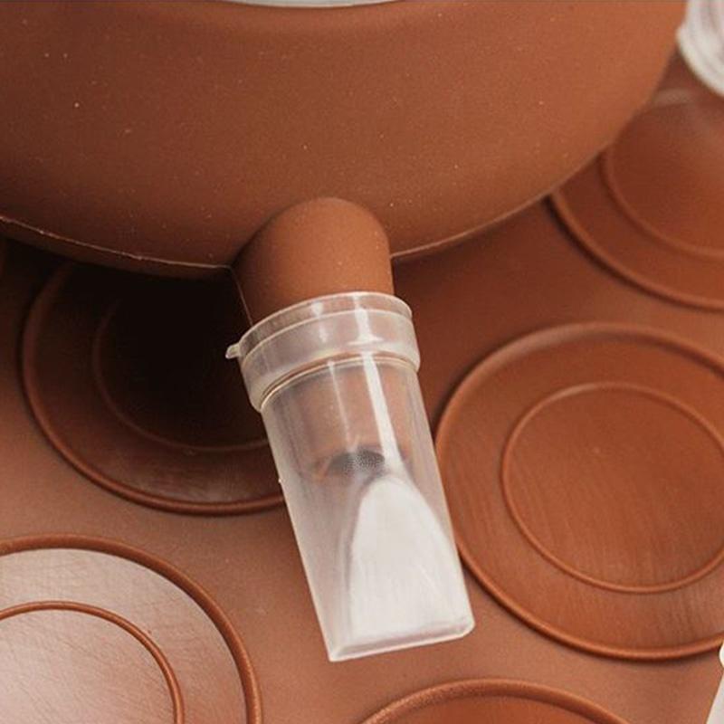 Formă pentru copt Oală mare de patiserie Macaronuri reutilizabile Mucegai pentru copt Dispenser unt Instrumente pentru fondant Materiale pentru decorarea torturilor