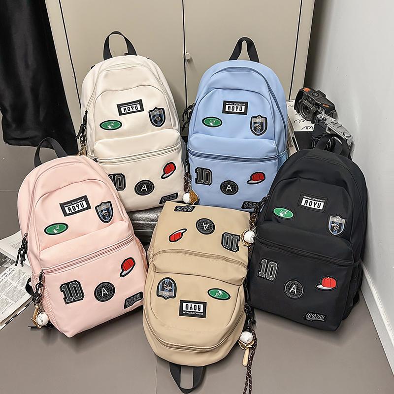 Print Student Schoolbag Unisex Lightweight Large Capacity Backpack