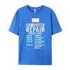 Computer Repair Hourly Rate Computer Technician Funny Shirts Adult T Shirt Mens Gifts Print Camisetas De Hombre