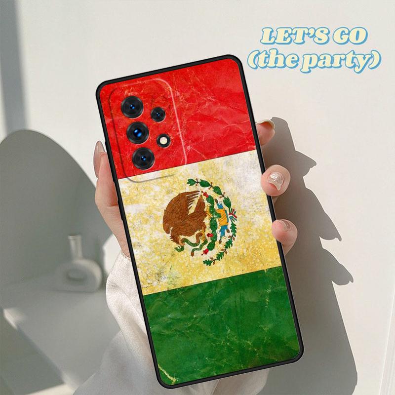Mexico Flag Phone Case For Samsung Galaxy A42 A31 A40 A51 A71 A32 A80 A91 A52 A72 A73 A20e A21S A50 A70 A11 A12 Cover