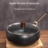 Best-Selling Mini Deepened Wok: Non-Stick, Flat-Bottom Iron Stir-Fry Pot with Classic Design