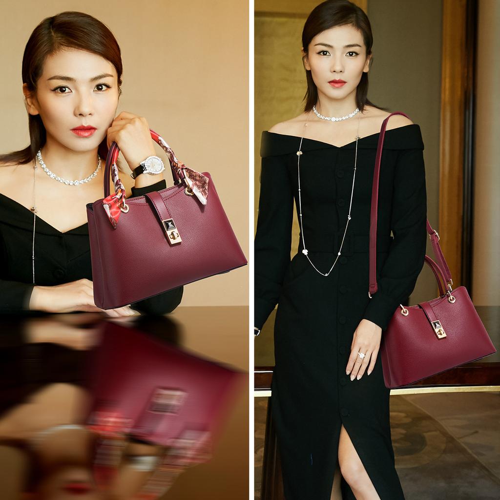 Mother'S Day Mom Bag Wedding Bag Atmospheric Mother-In-Law Medium And Large Capacity Red Ladies Handbag