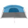 Tunnel Tent with Roof Blue 366 x 244 x 198 cm Polyester and Steel