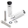 Universal 8mm Foot Pegs Pedals Peg CNC Aluminum Install Bolts Motorcycle Rearsets Footrest Footpegs