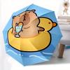 1pc Capybara Automatic Umbrella 8-Bone Design Compact Gear for Outdoor Travel, Perfect Holiday Gift  Yy250827006