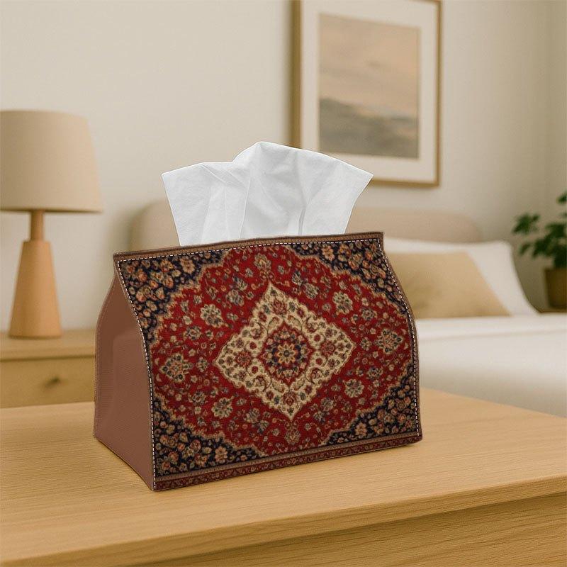 1pc Persian Vintage Tissue Holder- Decorative Fabric Organizer for Various Uses, Ideal for Kitchen And Dining Table Napkin Storage, Chic And Practical