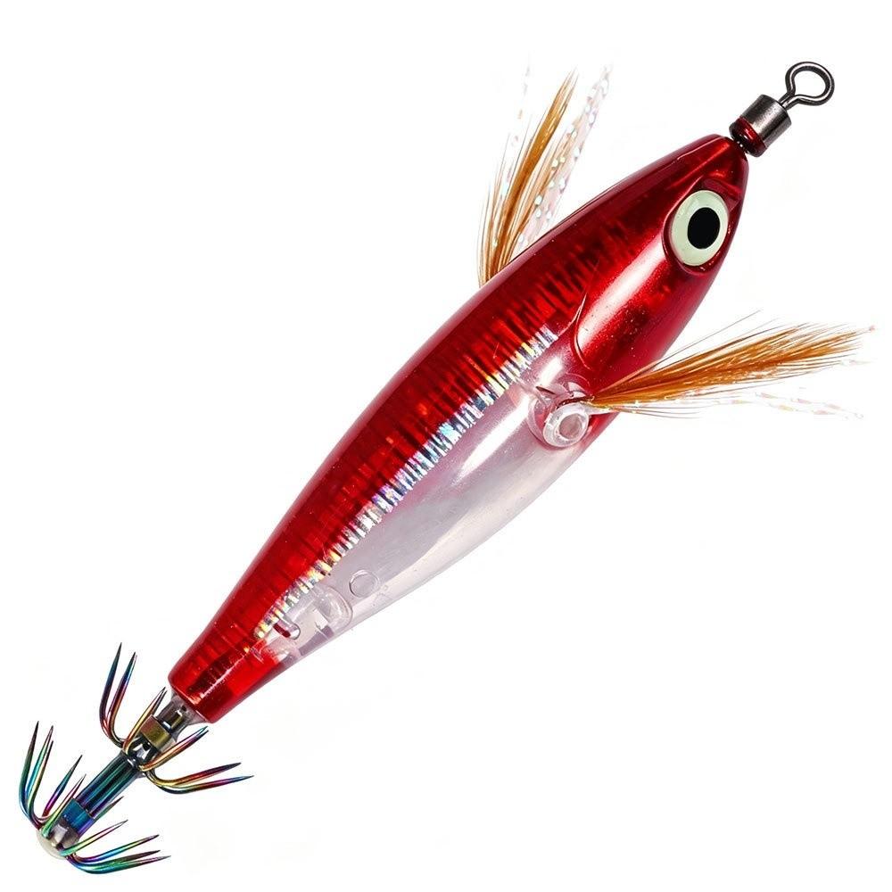 5.5g Weight Horizontal Squid Jigs 8cm Length Jigging Bait Lure Squid Fishing Lure  For Cuttlefish