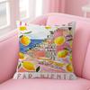 La Dolce Vita Lemon Pillow Gift Home Office Decoration Pillow Bedroom Sofa Car Cushion CoverPillow Case