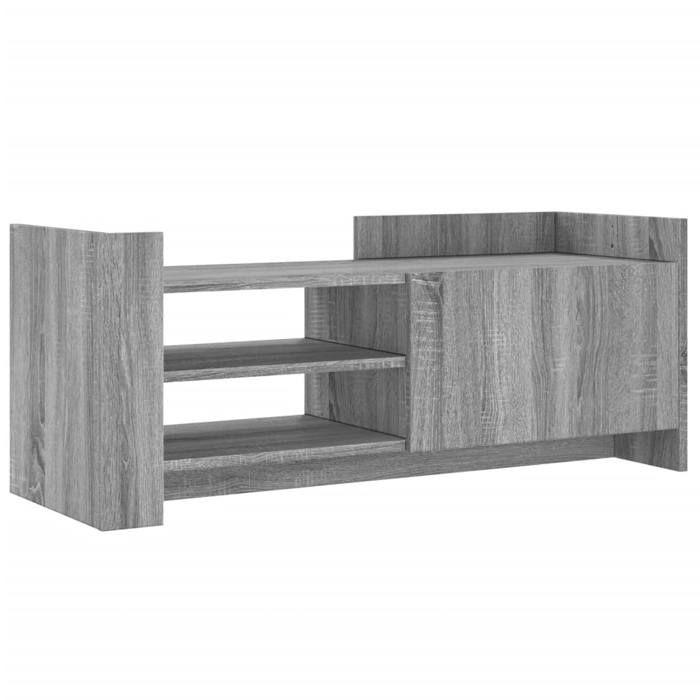 VidaXL TV Stand Sonoma Grey 100x35x40 Cm Engineered Wood, TV Stand, TV Buffet, Multimedia Unit, TV Bench, Cabinet 848379