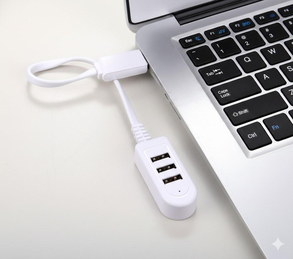 

Portable 3 Port USB Hub Built in Cable 30cm 120cm Extender Charging Power Port for Laptop Accessories