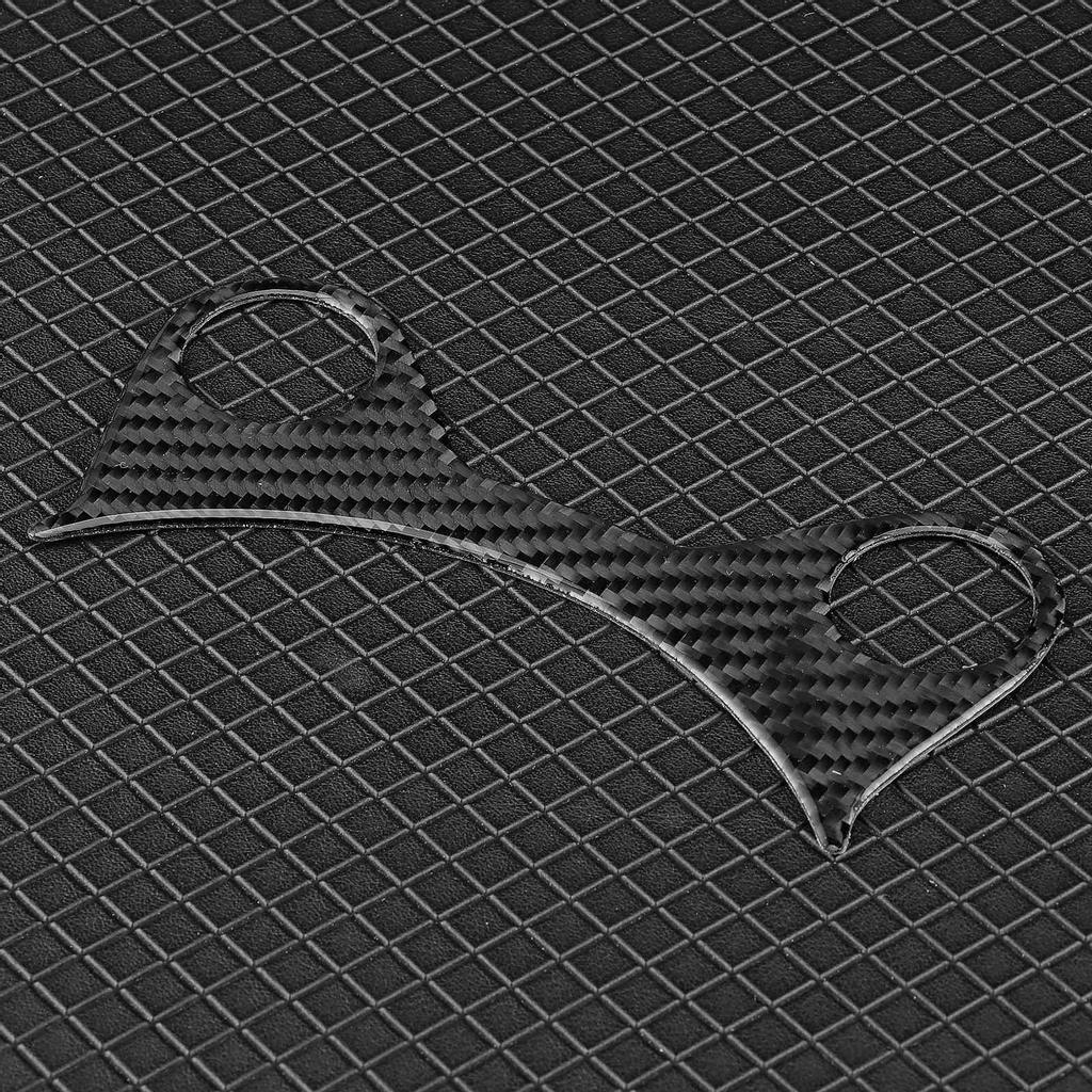 Carbon Fiber Gear Shift Panel Cover Car Decoration Trim Fit for Nissan 370Z Z34 2009‑2020