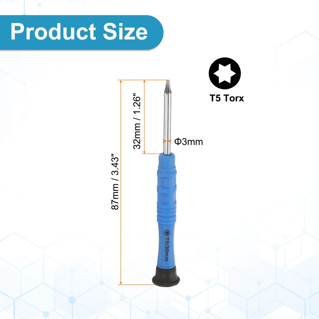 2/5/10pcs PH1.2-PH2 SL1.5 SL2 Mini Torx Phillips Y Type Five Star Head Slotted Screwdriver 3mm Shank Small Appliances Repairs