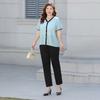 Loose-fitting Large-sized Women's Pants with Tight and Loose Waists and Straight-leg Small-leg Pants Are Slimming and Casual