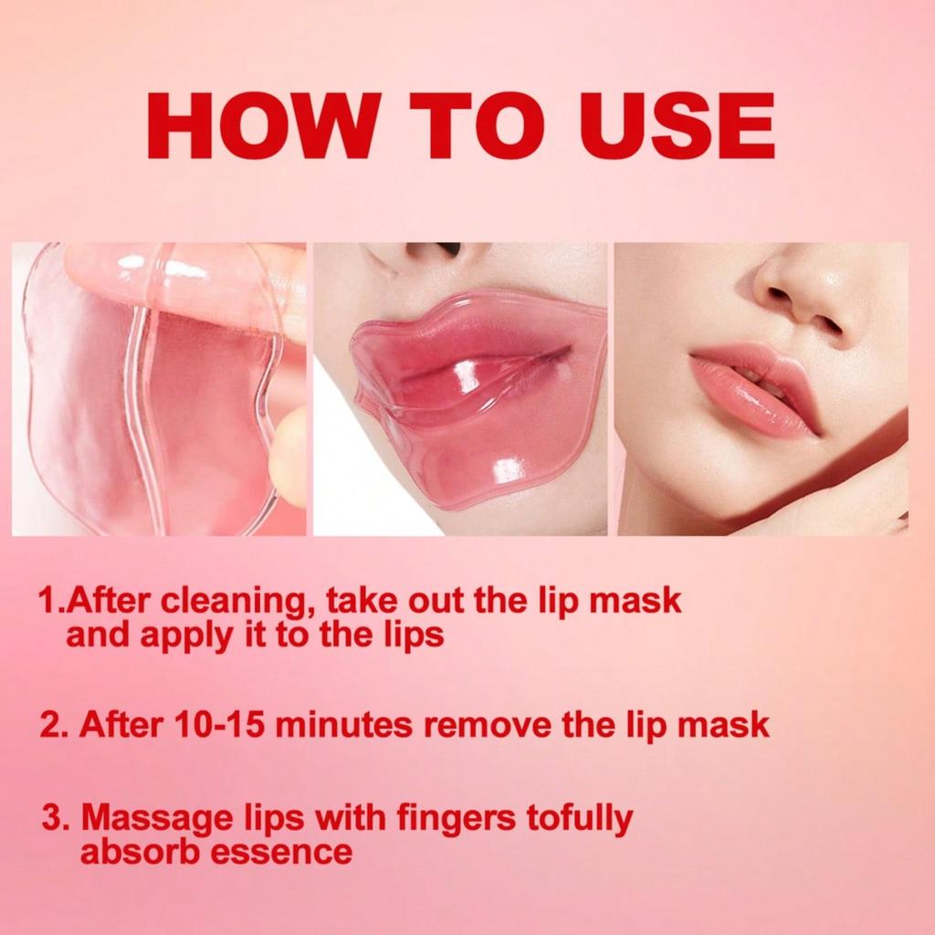 1/3/5/10PCS Strawberry Lip Mask, Moisturizing And Hydrating, Improve Lip Dryness, Moisturize, Dilute