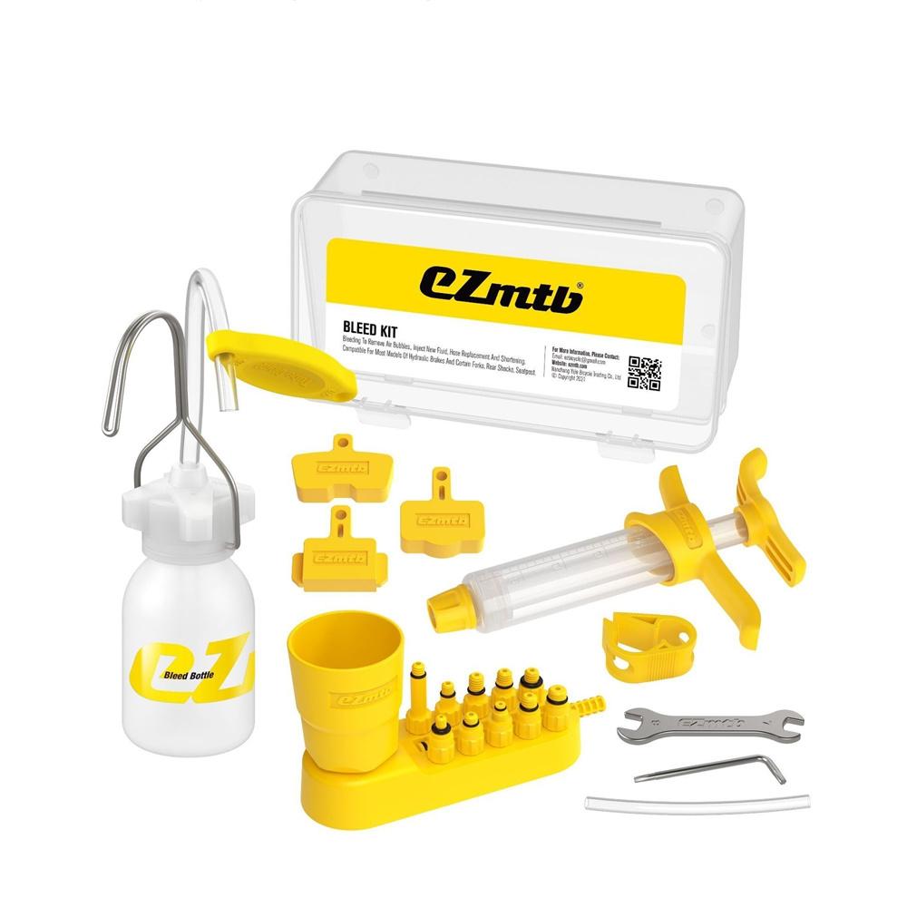 Ezmtb Bike Accessories,Cycling Tool Kit,Bicycle Hydraulic Brake Oil Bleed Kit, For Shimano Magura Hope Tektro Sram Avid Hayes Lift