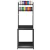3D Printer Filament Storage Rack, 4-Tier 3D Printer Stand with Filament Storage, Spools Holder Racks Cart with Wheels, Filaments Organzied for 3D