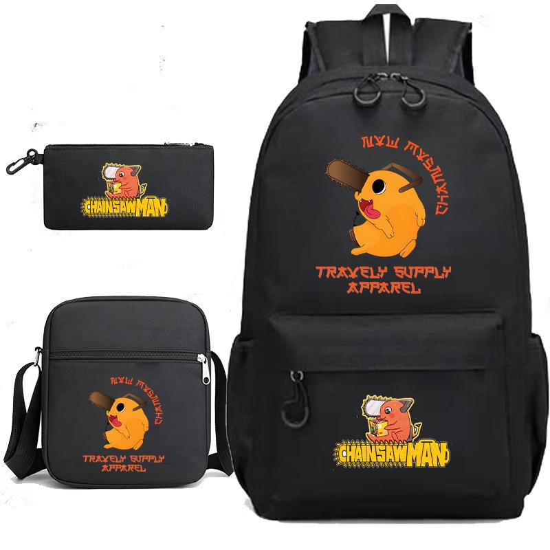 Anime Schoolbag Chainsaw Male Pochitabagpack Girl Boy Back