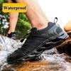 Outdoor Sports Camping Shoes For Men Tactical Hiking Upstream Shoes For Summer Breathable Waterproof Coating