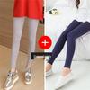 Leggings da Yoga Neri Elasticizzati in Modal da Donna - Taglie Forti, Lunghezza 3/4, Sottili per Primavera & Autunno