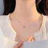 Simple Water Drop Necklace for Women's Light Luxury New Style Temperament Versatile Commuter Neckwear