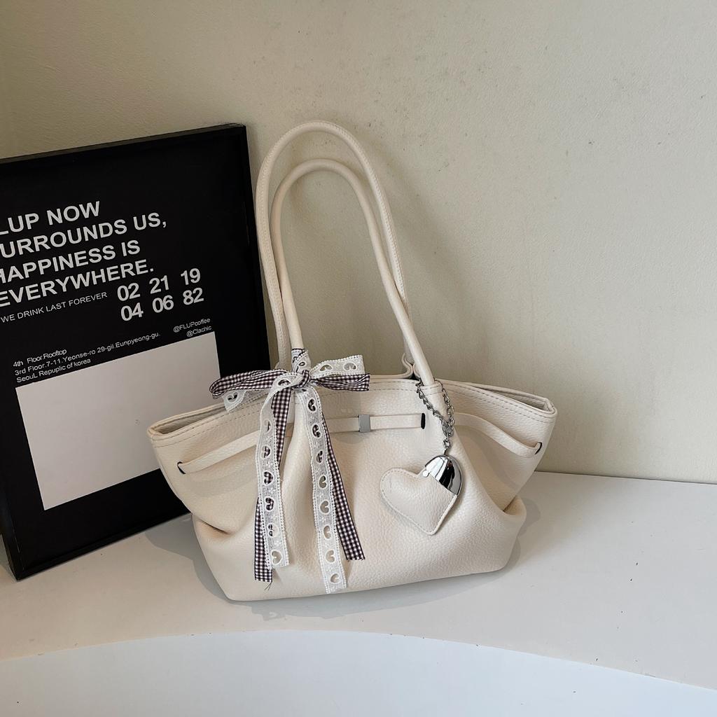 Advanced Handheld Bucket Bag for Women, New Korean Style Fashion Casual Shoulder Bag, Trendy Commuting Women's Bag