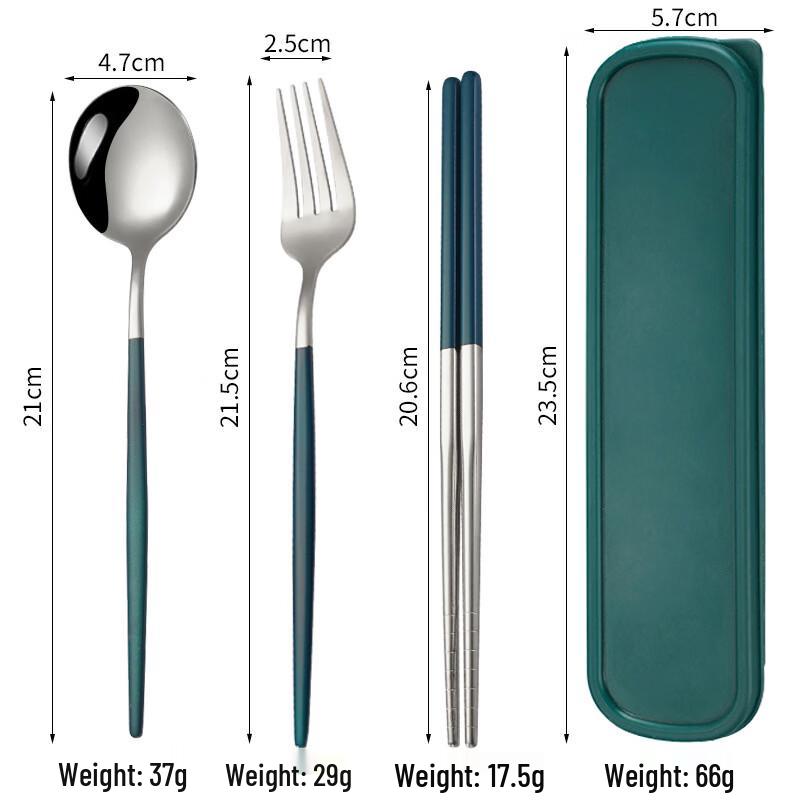 Portable 304 Stainless Steel Cutlery Set