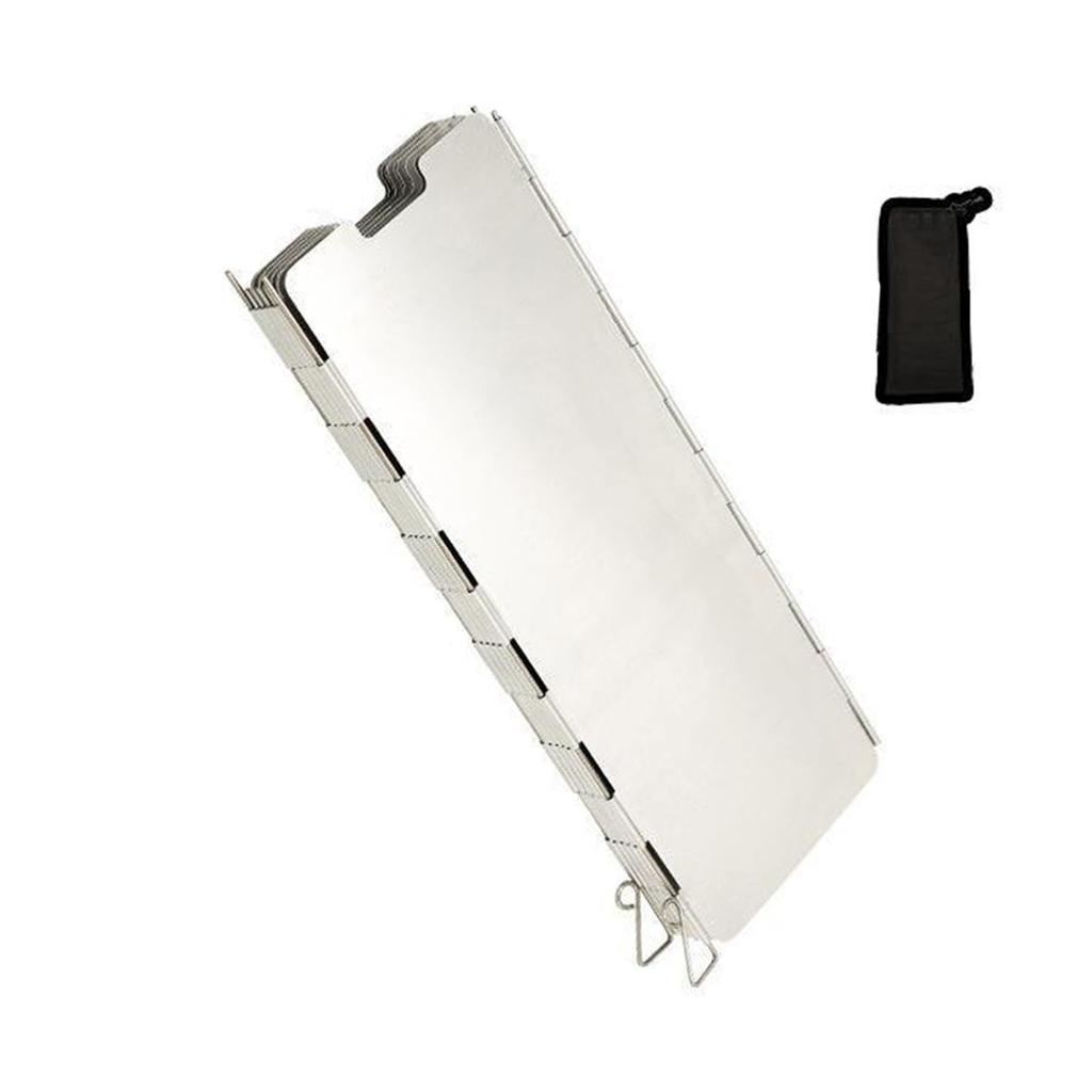 Efficient Windproofed Camp Stove Plate High Performances Wind Protecting Plate Enhancing Cooking Efficiency Outdoors