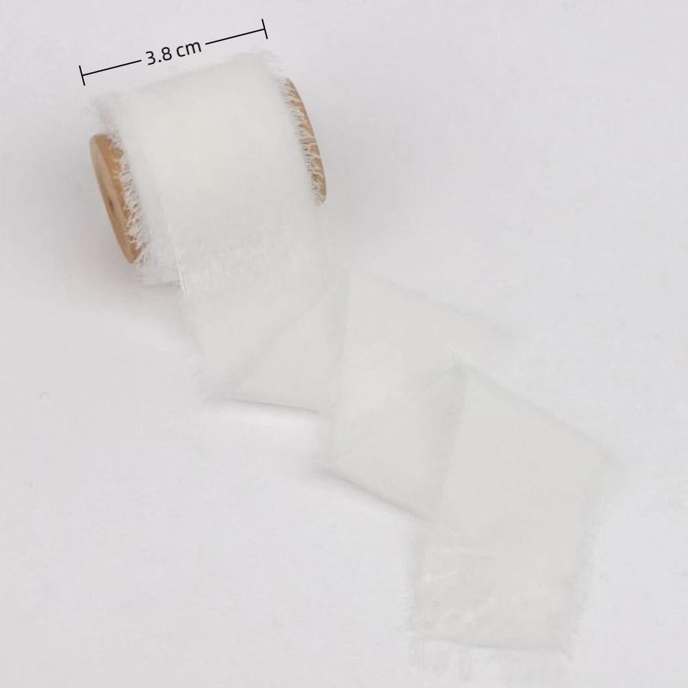 1 Meter Velvet Ribbon Velvet Thickening Ribbon Frayed Edged Ribbons Frayed Edge Gift Packing Ribbon Christmas Party Decorations