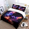 Fiery Phoenix Themed Art Set  Kid'S And Adults' Bedroom Decor, Exquisite Three-Piece Bedding Set Gift