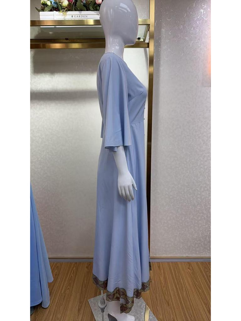 Elegancki zestaw abaja i kardigan dla kobiet z Bliskiego Wschodu na rok 2025