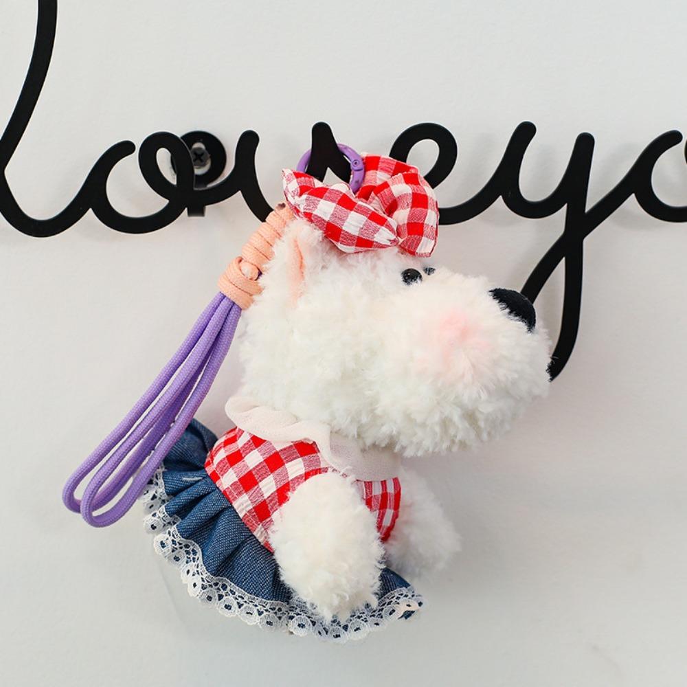 

Cartoon Animal West Highland Bag Pendant Anti-lost Car Hanging Pendant Girls style 2