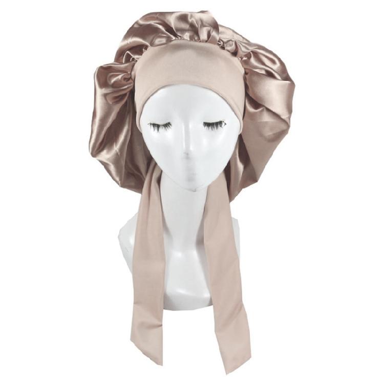 Cappello Berretto in Raso da Donna per la Notte, Copricapo per Capelli da Doccia per Ragazza, Copricapo da Donna