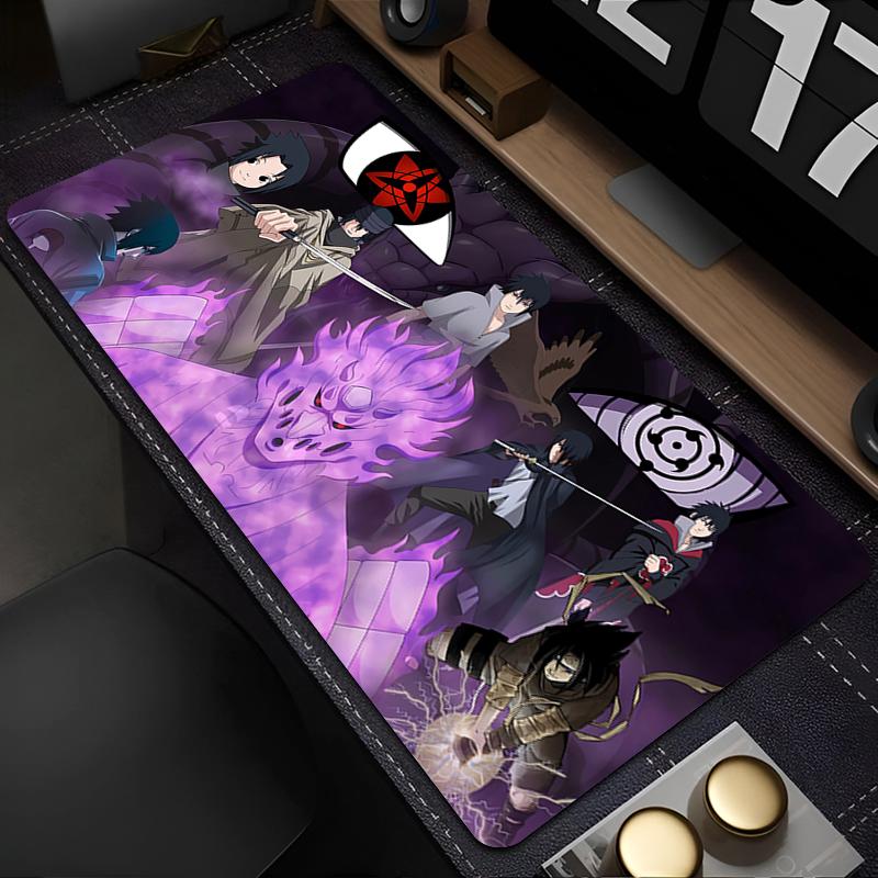 Large Mouse Pad Naruto Sasuke Office Computer Desk Mat Table Keyboard Pad Laptop Carpet Accessories Gaming xxl Mousepad