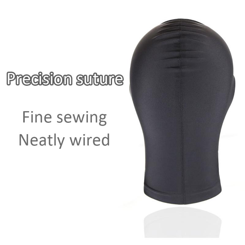 1/2/3 Hole Men Women Adult Spandex Balaclava Open Mouth Hood Face Eye Head Mask Costume Slave Game Role Play Party Adulto SM Toy