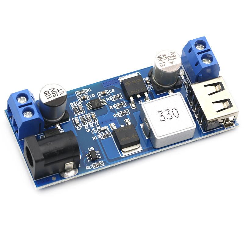 DC-XY-3606 Super LM2596S Power Module, 24V/12V To 5V 5A for Makers & Arduino Projects