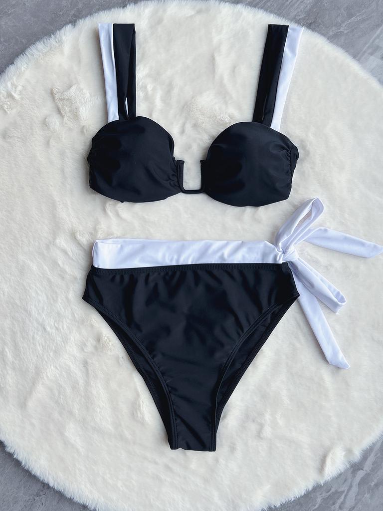 Push Up Bikini Two Pieces Women Swimsuits Female Swimwear High Waist Bikini Set Brazilian Biquini Swimming Suit Beachwear