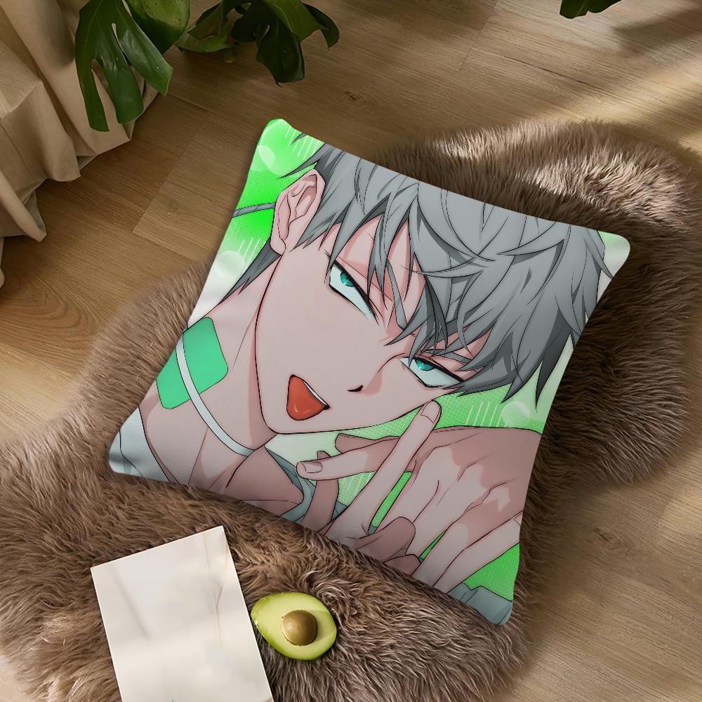 Alien Stage Till Anime Boy cushion cover For Bedroom Car Coffee Shop Room Soft and Living Room Sofa Decorative Pillow Cover Case
