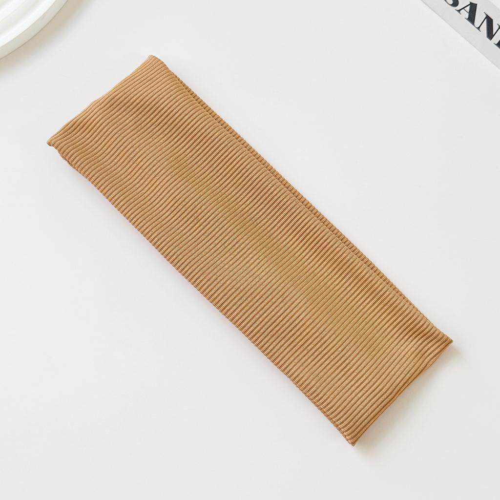 Threaded Hair Band Sports Yoga Sweat-absorbent Wide Headscarf Hair Band Female Joker Elastic Solid Color Headband Headdress