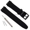 Soft Silicone Bracelet for Swatch 12mm 16mm 17mm 19mm 20mm Colorful Transparent Watchband Watch Strap Replacement with Tool