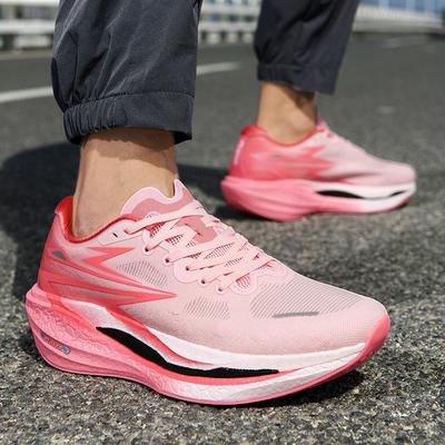 Running Shoes Professional Marathon Full Palm Carbon Board Racing Running Shoes Shock Absorption Rebound Sports Shoes Training Shoes Men