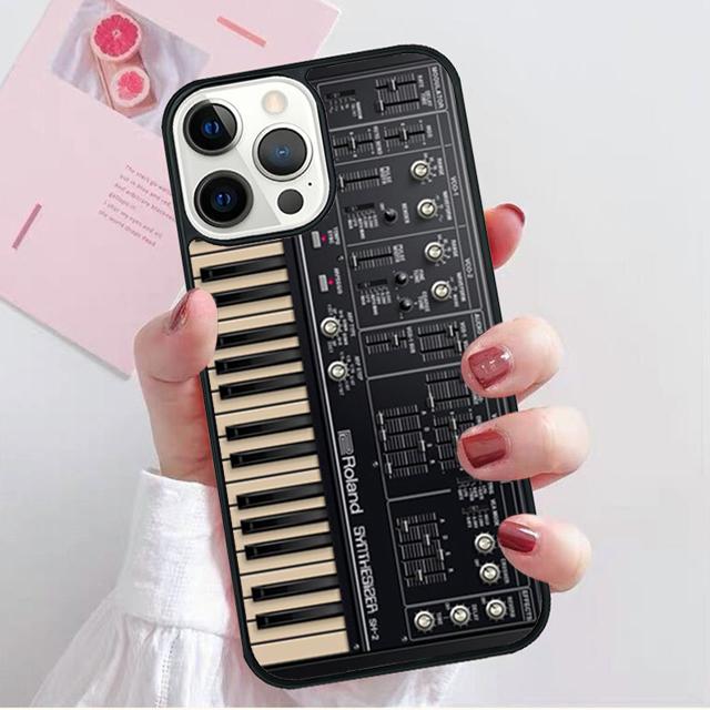 Synth Synthesizer Pattern Coque Shell For iPhone 17 Air 15 16 14 13 12 Pro Max 11 Pro Max Plus Phone Case Cover