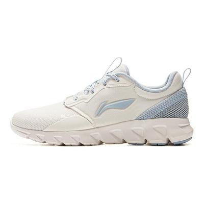 Li Ning Cushioning Breathable Low Top Casual Running Shoes Women's Mist White ARSV078-3
