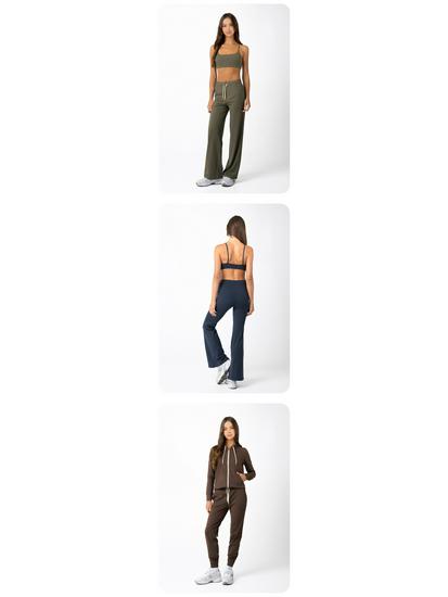 12-Piece European & American Yoga & Fitness Sportswear Set