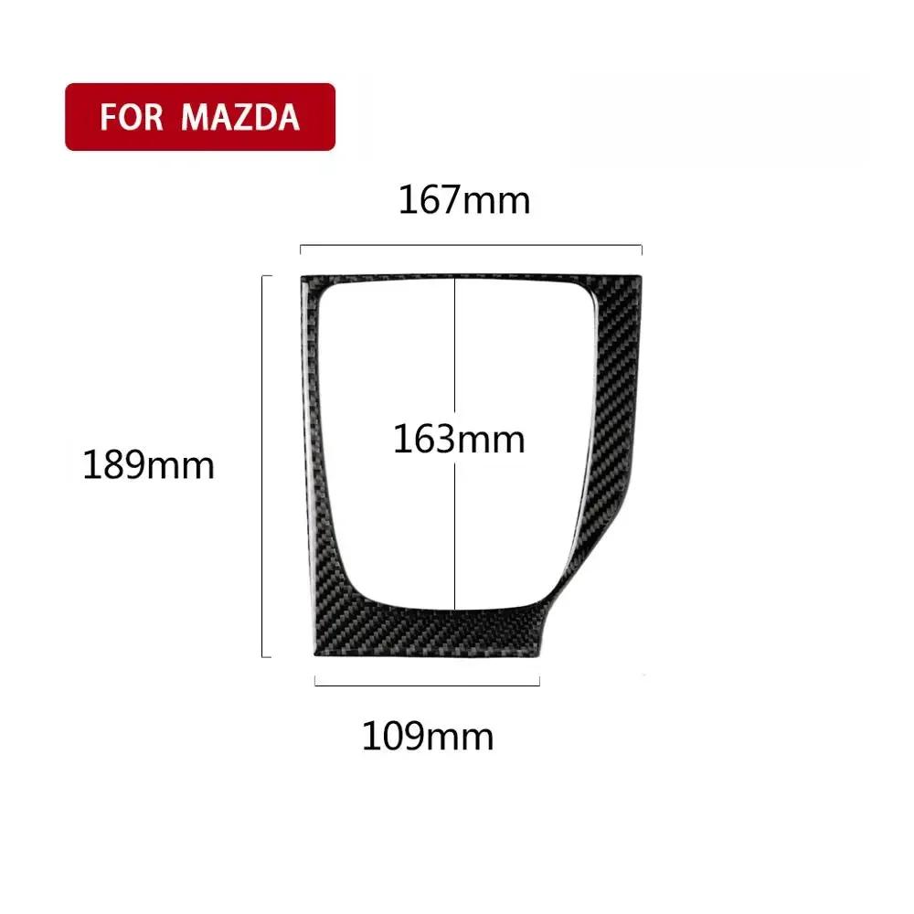 

подходит для Mazda 3 Axela 2017 2018 аксессуары для стайлинга автомобиля карбоновый чехол для панели переключения передач с механической коробкой передач MT отделка 3D наклейка
