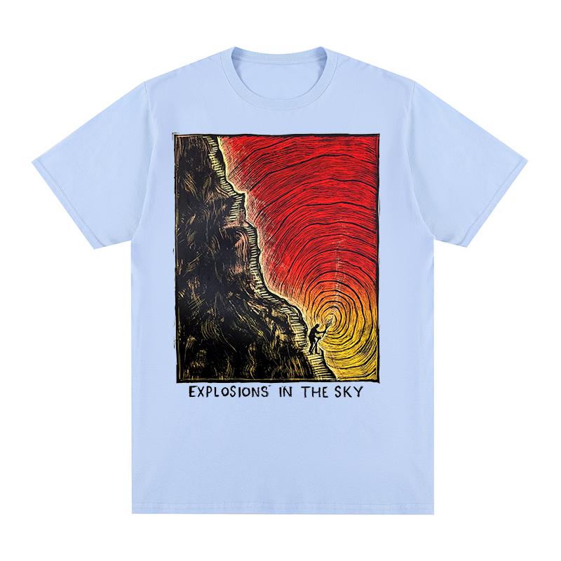 

American postrock band Explosions in the Sky Vintage tshirt Comfortable Cotton Men T shirt New TEE TSHIRT Womens tops 4XL