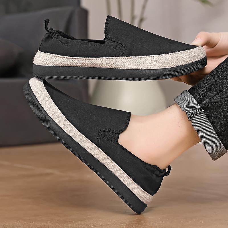 2026 New Model Men's Outdoor Canvas Shoes - Summer Casual Shoes - Canvas Soft Soles - Lightweight Walking Shoes