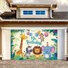 1st Birthday Banner, Cute Photo Backdrop Wall Decor for Baby Party