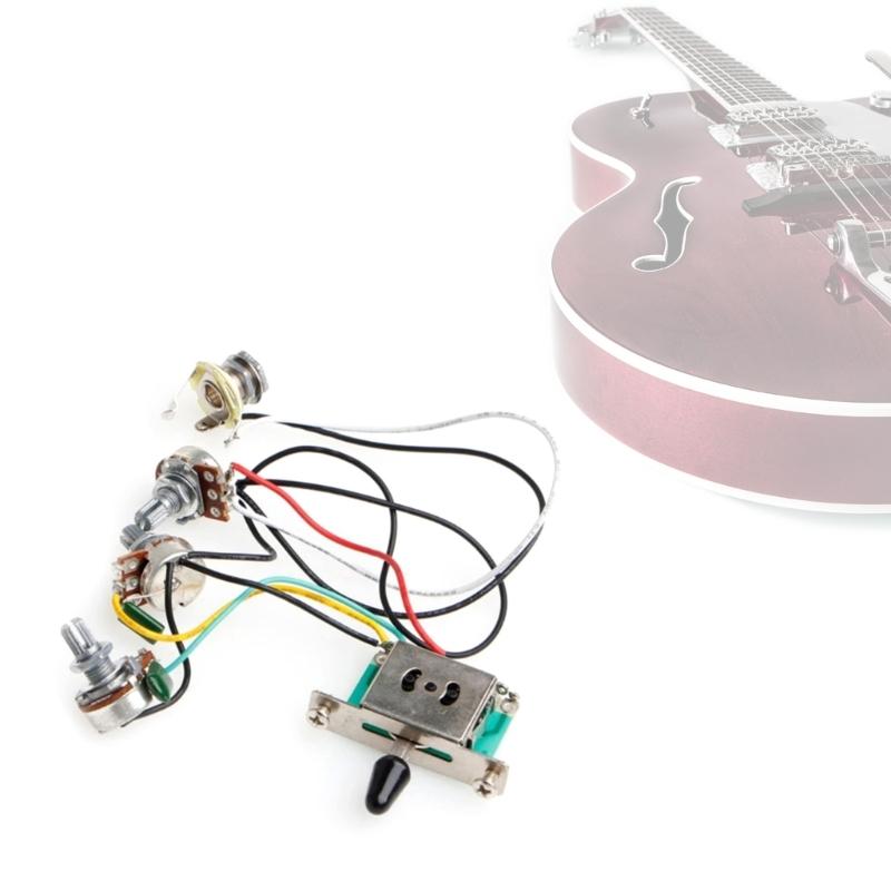Premium Electric Guitar Wiring Harness Guitar Repair Component Pickup Harness Suitable for Clear Signal and Rich Tone