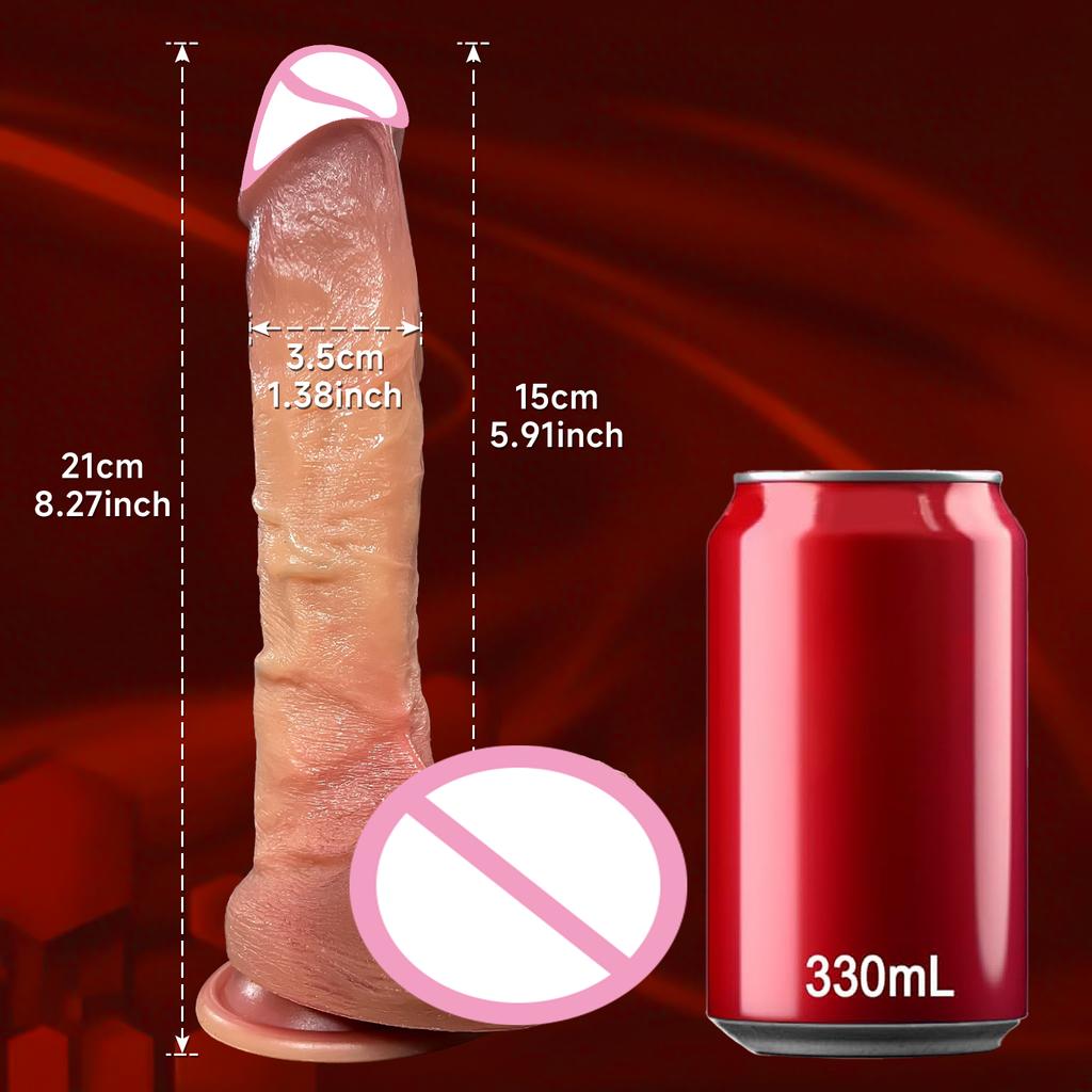 Realistyczne dildo punktu G z przyssawką Silikonowy penis Dildo analne Zabawki erotyczne dla dorosłych dla kobiet Mężczyzna Strapon Dick Stymulator pochwy